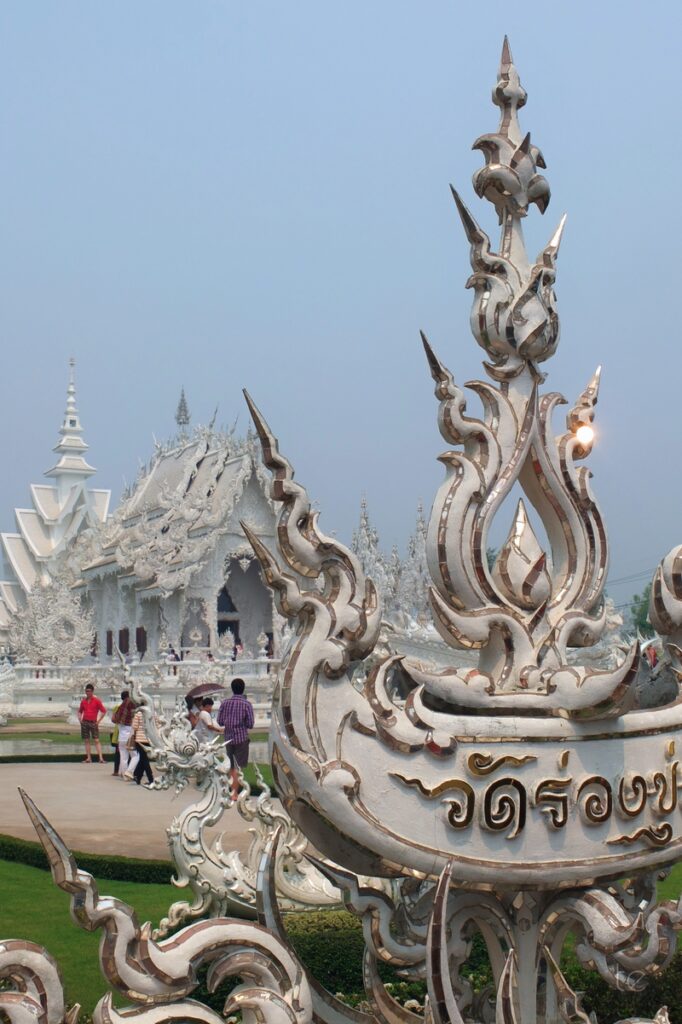 Wat Rong Khun, the White Temple in Chiang Rai, Thailand