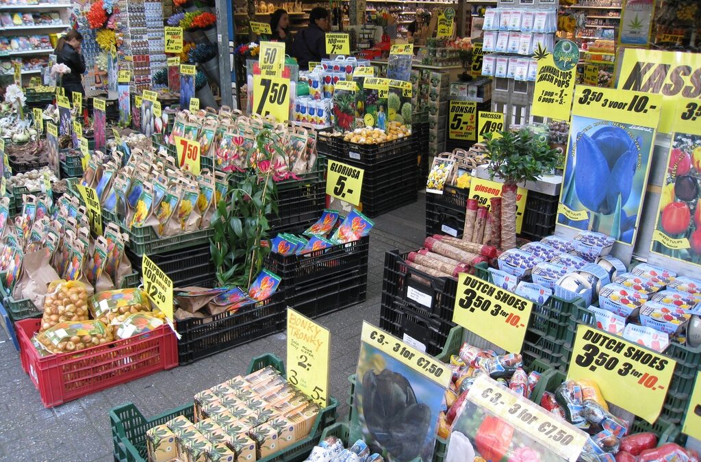 Bloemenmarkt in Amsterdam