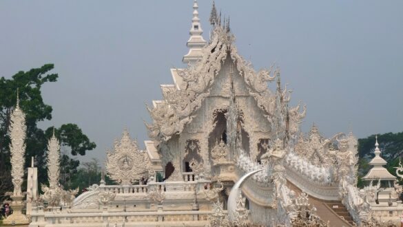 Wat Rong Khun, the White Temple in Chiang Rai, Thailand
