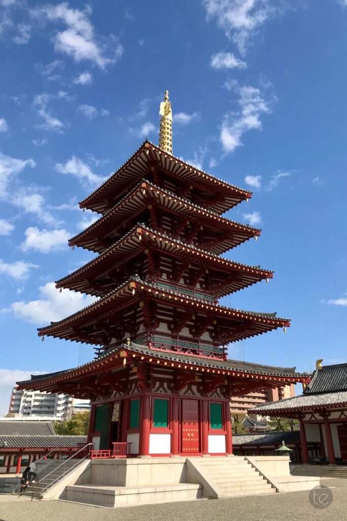 Shitennoji Temple in Osaka, Japan