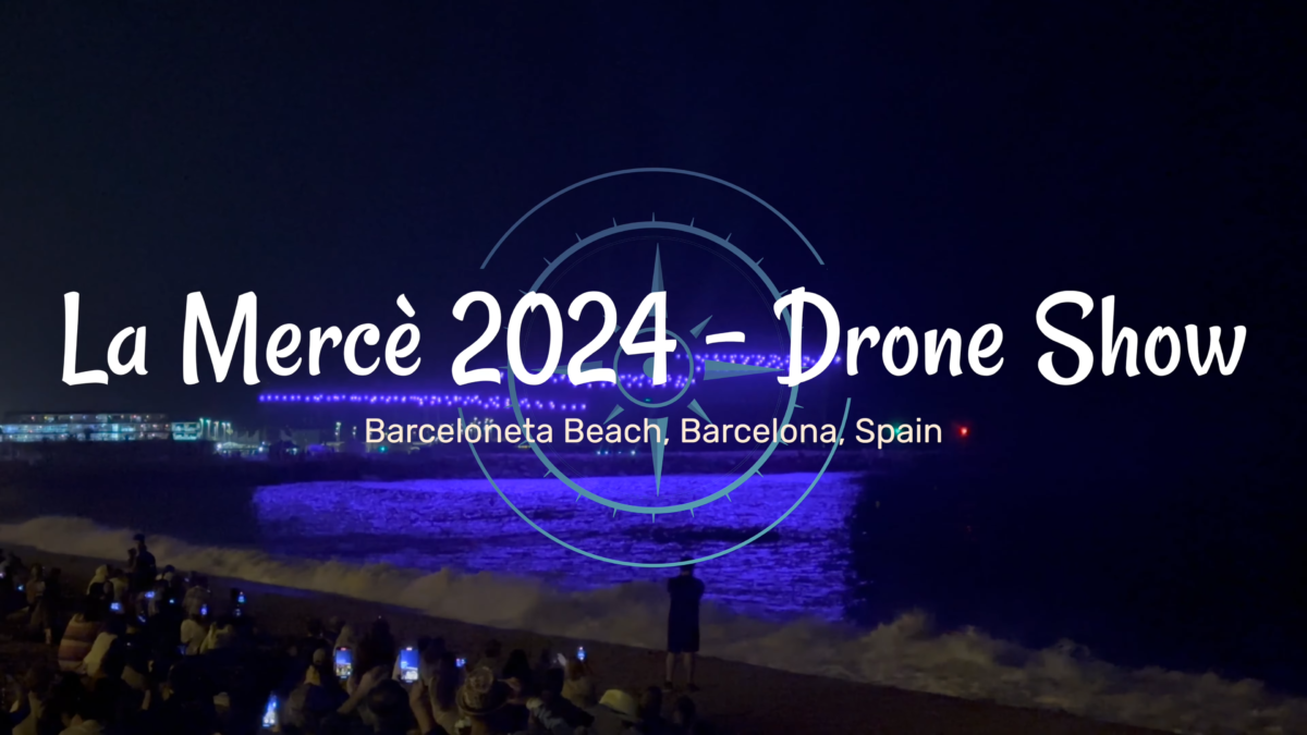 La Mercè 2024 LIGHTS UP with 300 Drones in Epic Display