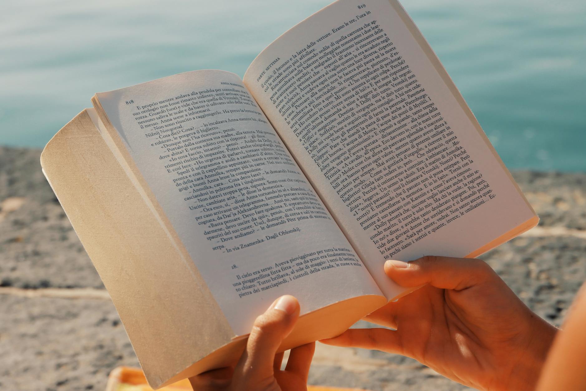 reading book