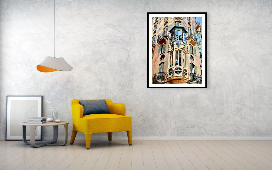Can Forteza Rey, a Modernist Gem with Gaudi Influence in Palma, Mallorca Framed Print