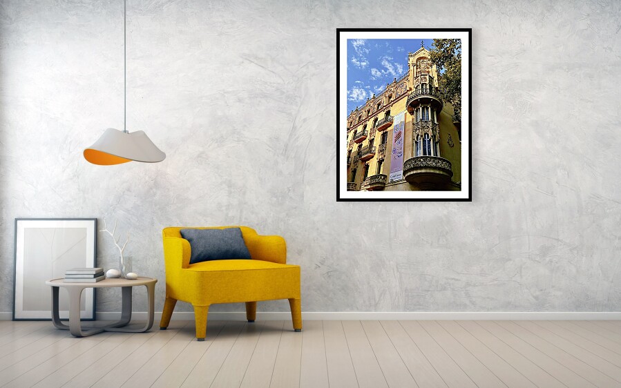 Gran Hotel - CaixaForum Palma - Modernisme Masterpiece by Lluis Domenech i Montaner Framed Print