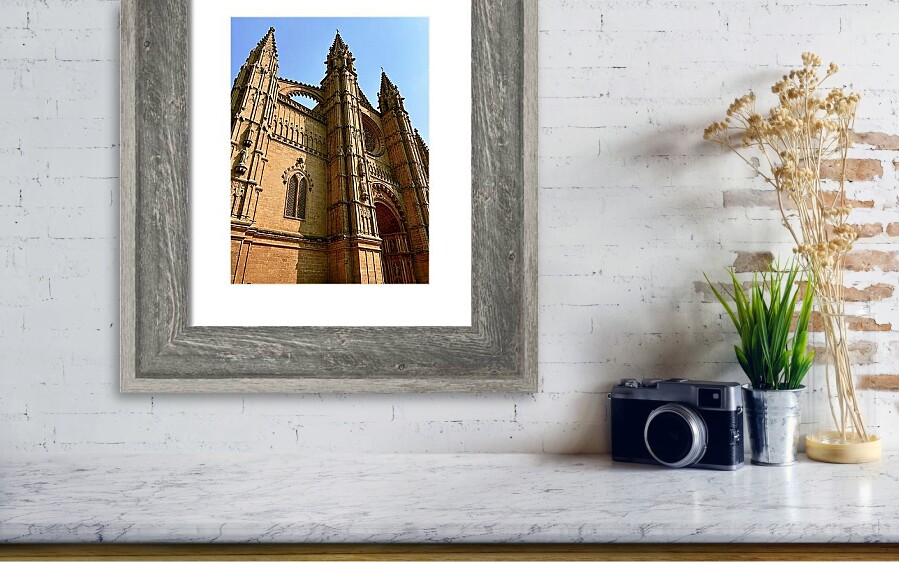 La Seu - Palma Cathedral, a Gothic Masterpiece with Antoni Gaudi's Influence Framed Print