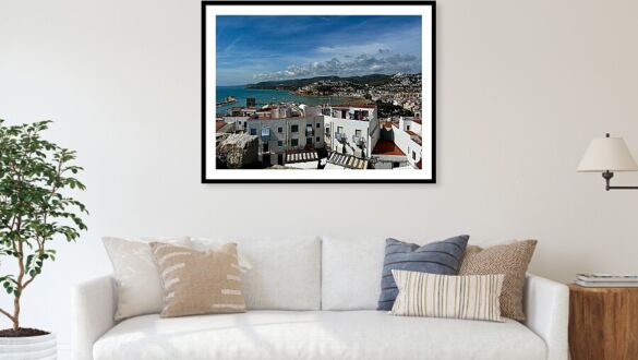 Rooftops of Peniscola - Scenic Mediterranean Coastal Town