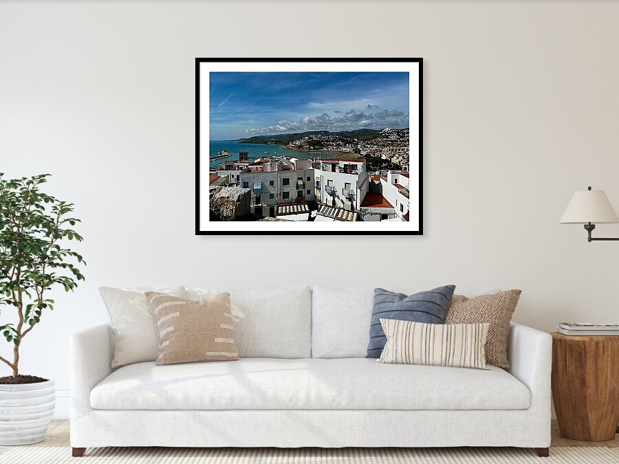 Rooftops of Peniscola - Scenic Mediterranean Coastal Town