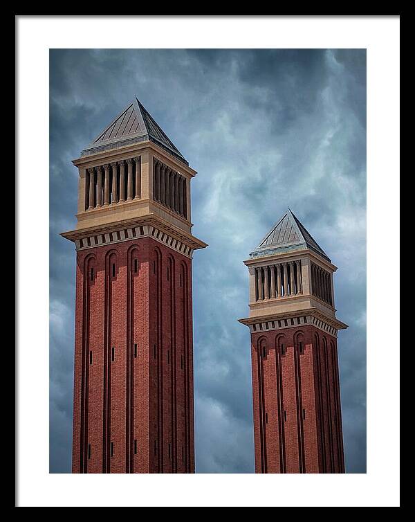 The Venetian Towers of Barcelona Gateway to Montjuic and Timeless Drama