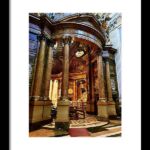 Splendor of the Santa Capilla Interior, Basilica del Pilar, Zaragoza Framed Print