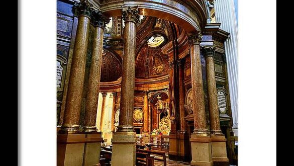 Splendor of the Santa Capilla Interior, Basilica del Pilar, Zaragoza Framed Print