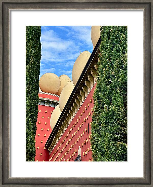 Surreal Eggs and Bread Loaf Walls, Dali Theatre-Museum Figueres Framed Print
