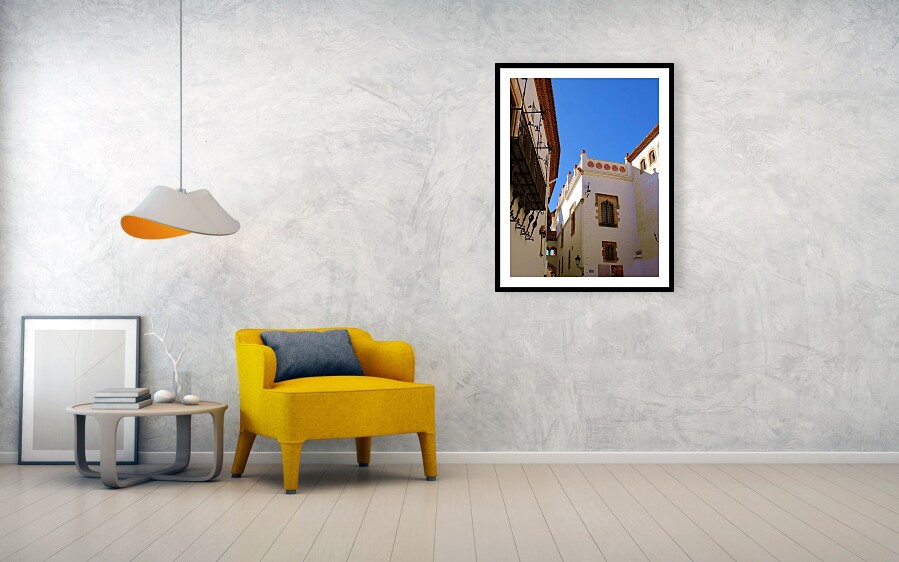 Sitges Spain Art Print Palau de Maricel Historic Noucentista Palace Architecture Framed Print