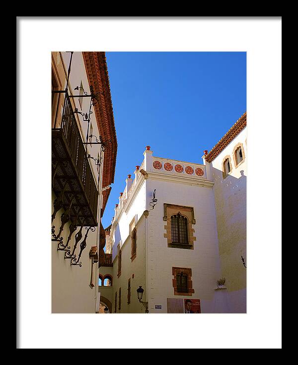 Sitges Spain Art Print Palau de Maricel Historic Noucentista Palace Architecture Framed Print