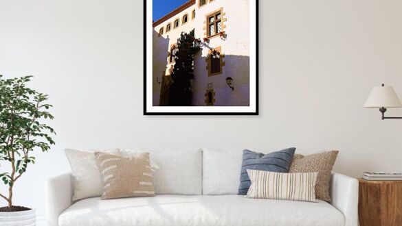 Sitges Spain Art Print Palau de Maricel Historic Novecentista Palace Architecture Framed Print