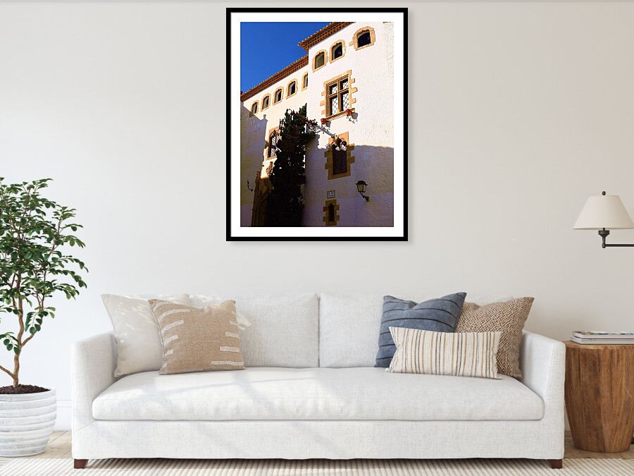 Sitges Spain Art Print Palau de Maricel Historic Novecentista Palace Architecture Framed Print