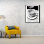Barcelona Coffee Culture Still Life and 365 Cafe Cup in Catalonia Spain Fine Art Print Framed Print