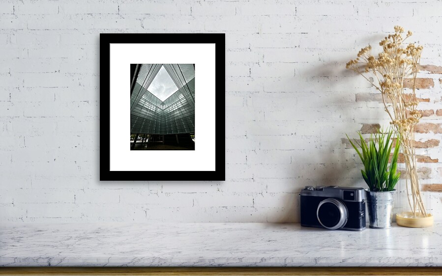 Barcelona LAuditori Modern Architecture Glass Triangle and Geometric Symmetery in Catalonia Spain