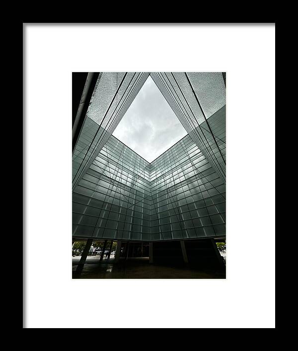 Barcelona LAuditori Modern Architecture Glass Triangle and Geometric Symmetery in Catalonia Spain