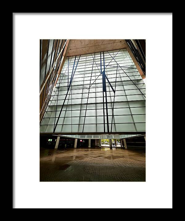 Barcelona LAuditori Modernist Atrium with Glass Ceiling in Catalonia Spain Fine Art Print
