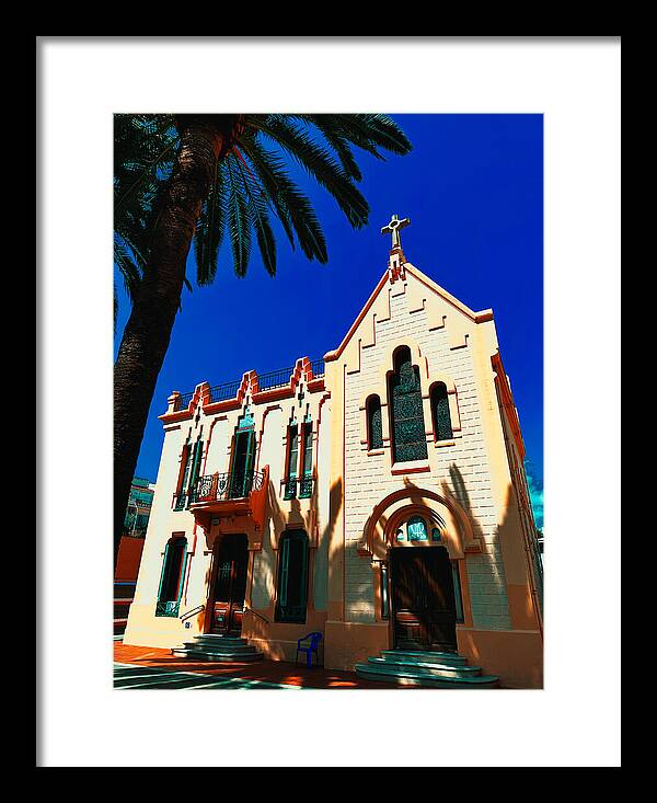Modernisme and Mission The Fundacio Ave Maria Framed Print